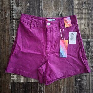 YMI Forever Color Woman's Shorts Berry Jam NWT Medium